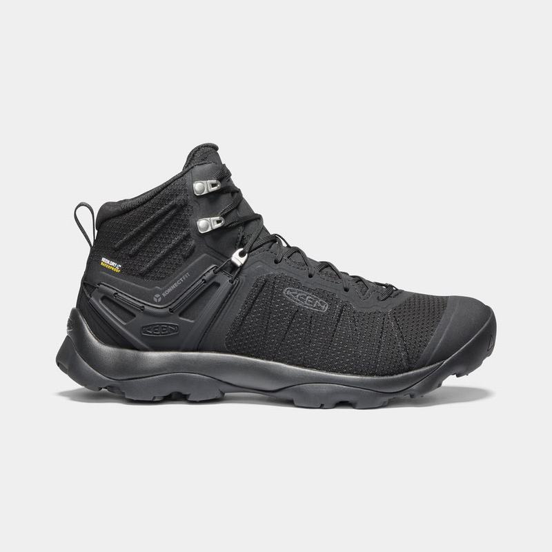 Botas De Montaña Keen Venture Mid Waterproof Para Hombre Negros - Botas Keen Mexico (850396-GJP)